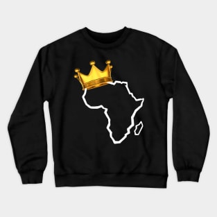 Crowned Africa Crewneck Sweatshirt